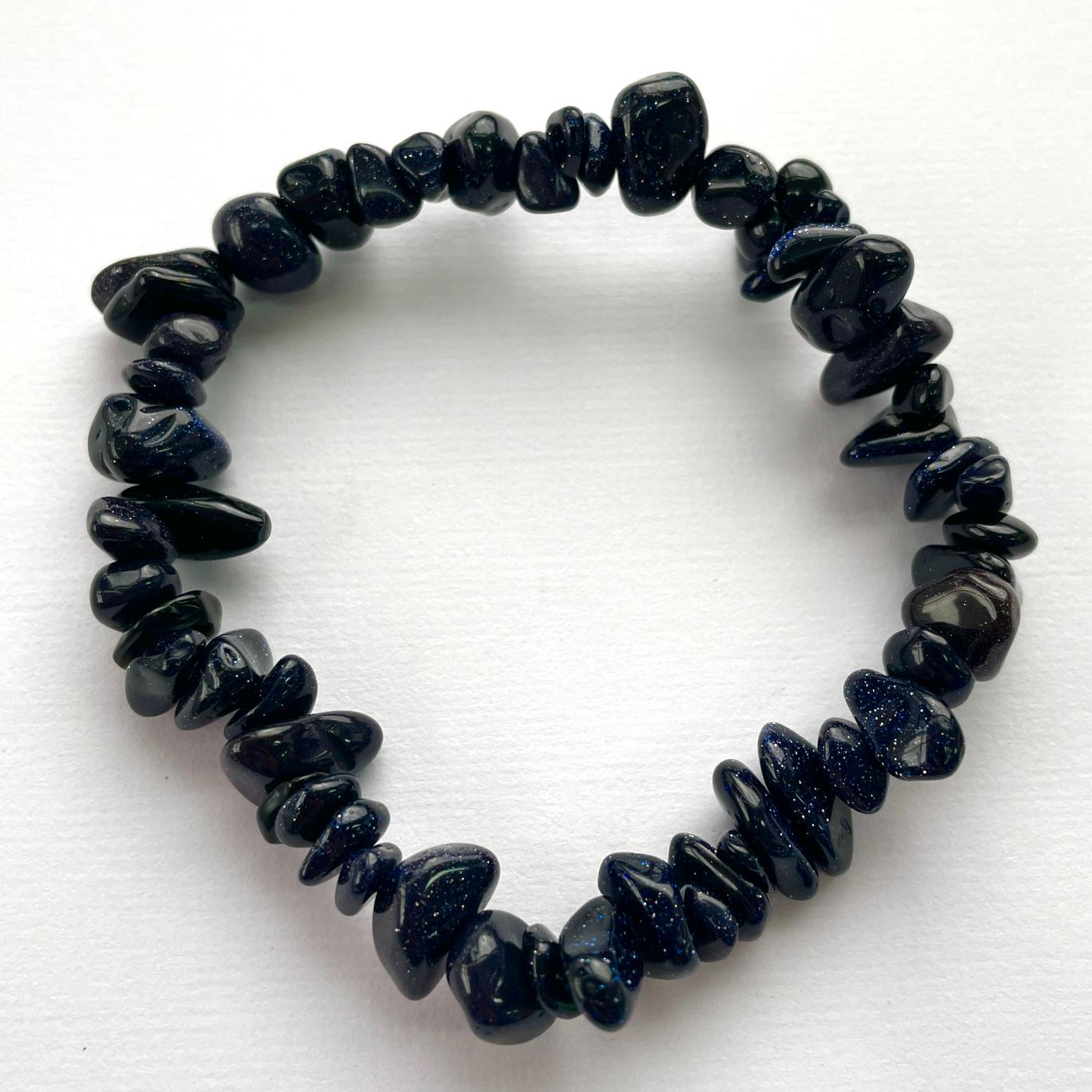 Goldstone (Blue) Chip Bracelet Goldstone (Blue) Chip Bracelet